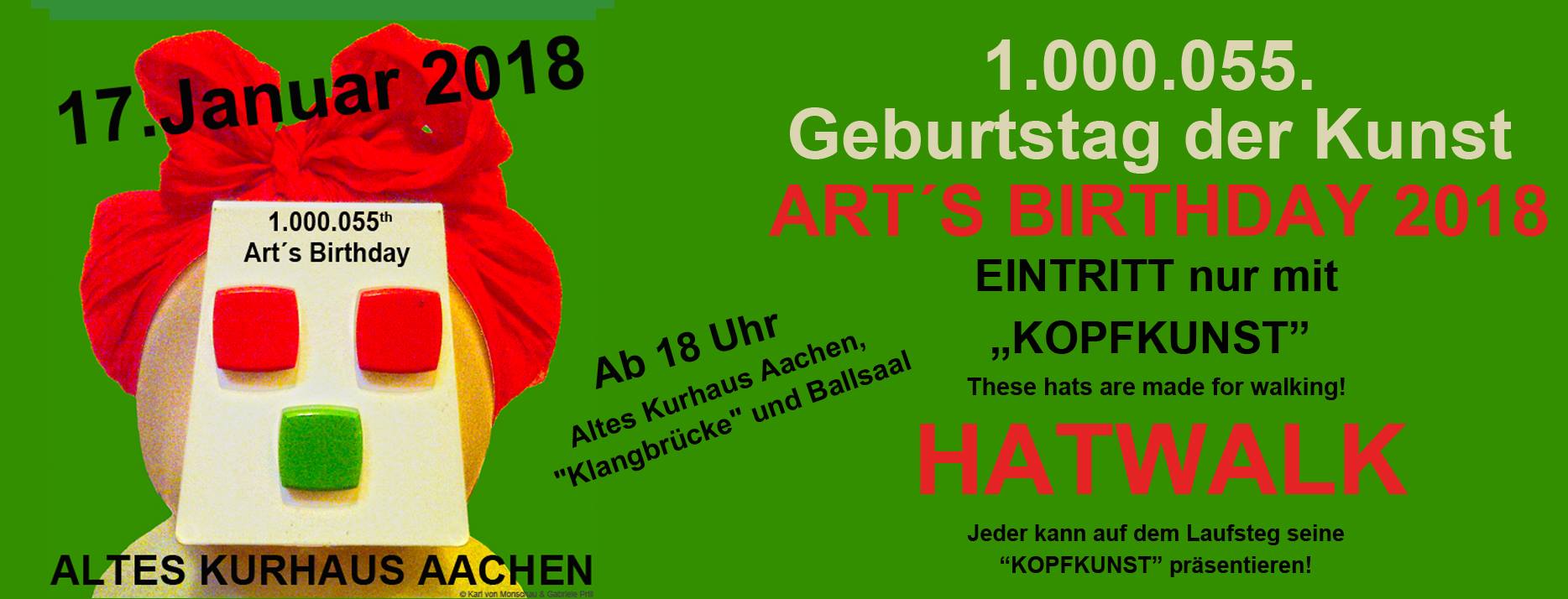 Plakat Arts Birthday 2018